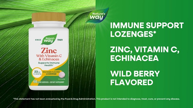 Amazon.com: Nature's Way Zinc Lozenges with Vitamin C & Echinacea
